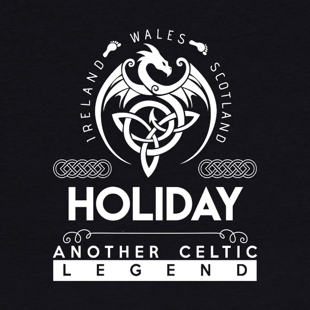 Holiday Name T Shirt - Another Celtic Legend Holiday Dragon Gift Item by harpermargy8920